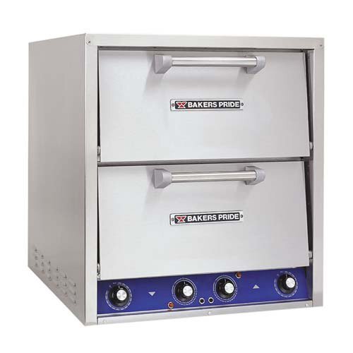 Pizza Oven, Two Door, 4 Decks - Countertop, Brick-Lined Hearth