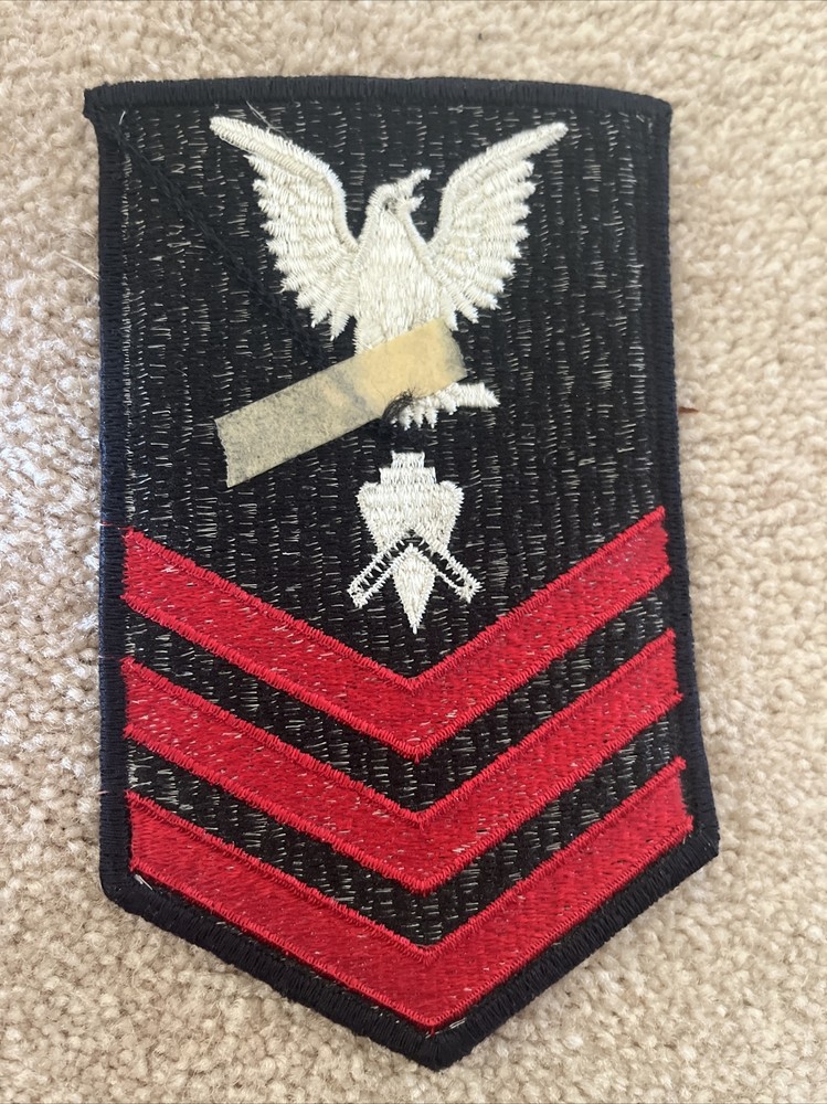 1st class BUILDER (BU) US Navy Patch