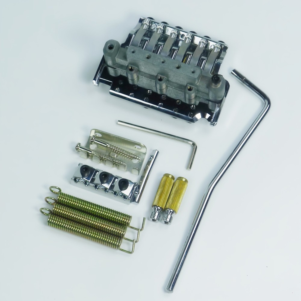 iB Edge Chrome Silver Floyd Rose Treble Bridge