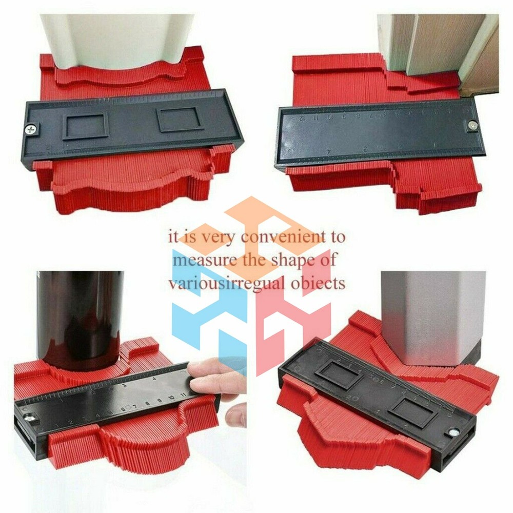 Saker Shape Profile Contour Gauge Plastic Woodworking Tool Duplicator Irregular