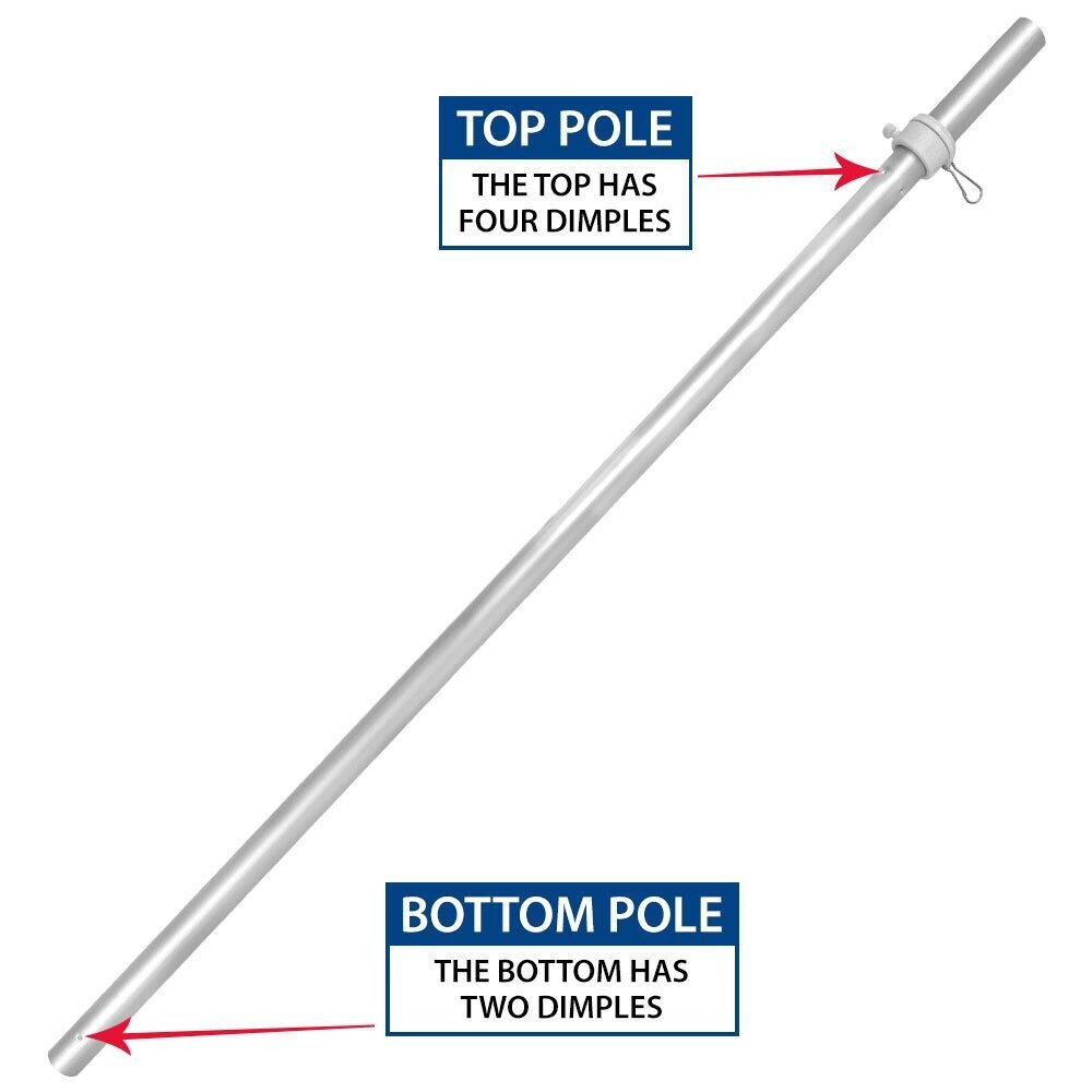 Open (Red & Yellow) Windless Advertising Flag & Pole Kit