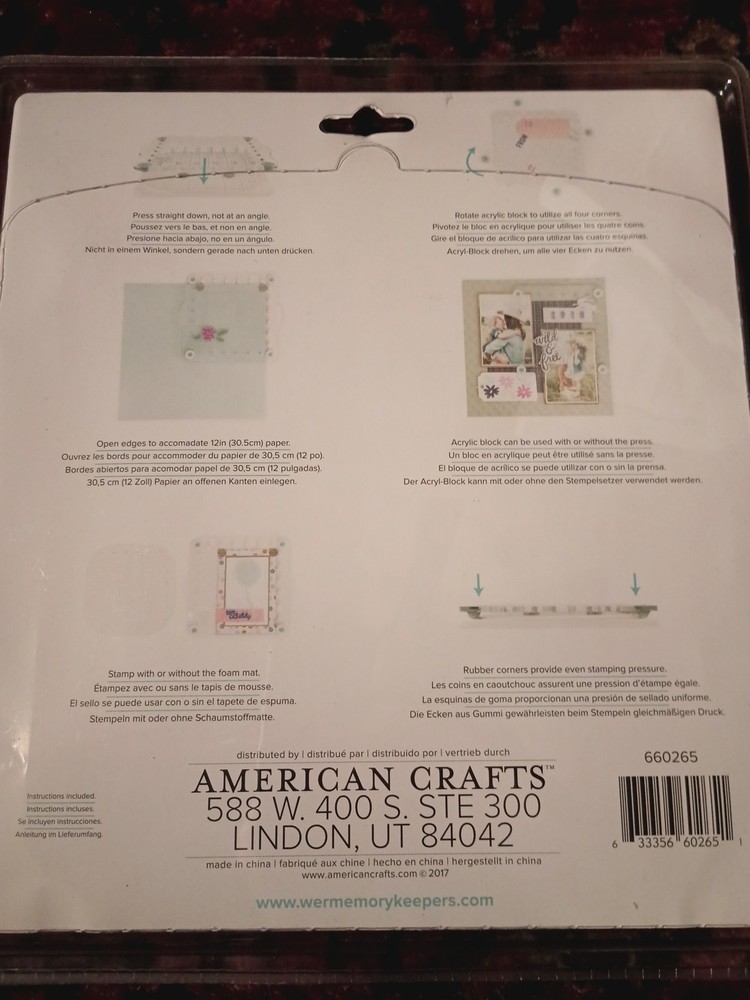 We R Memory Keepers Crafter's Essentials Precision Press Advanced - 5 pc