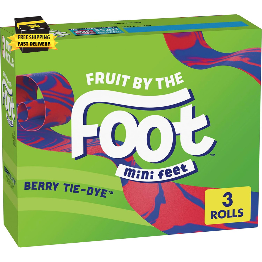 Berry Tie Dye Mini Snacks 3 Count ⭐️⭐️⭐️⭐️⭐️