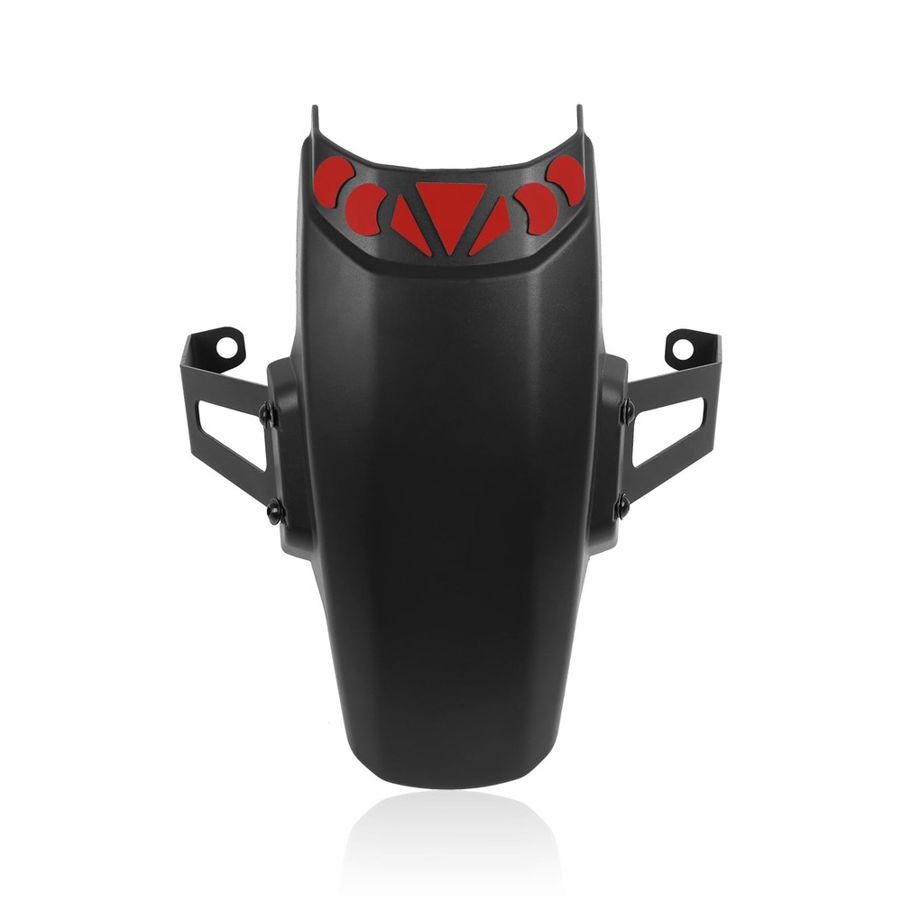 Motorcycle Front Fender Mudguard Extender with Bracket Replacement for Black