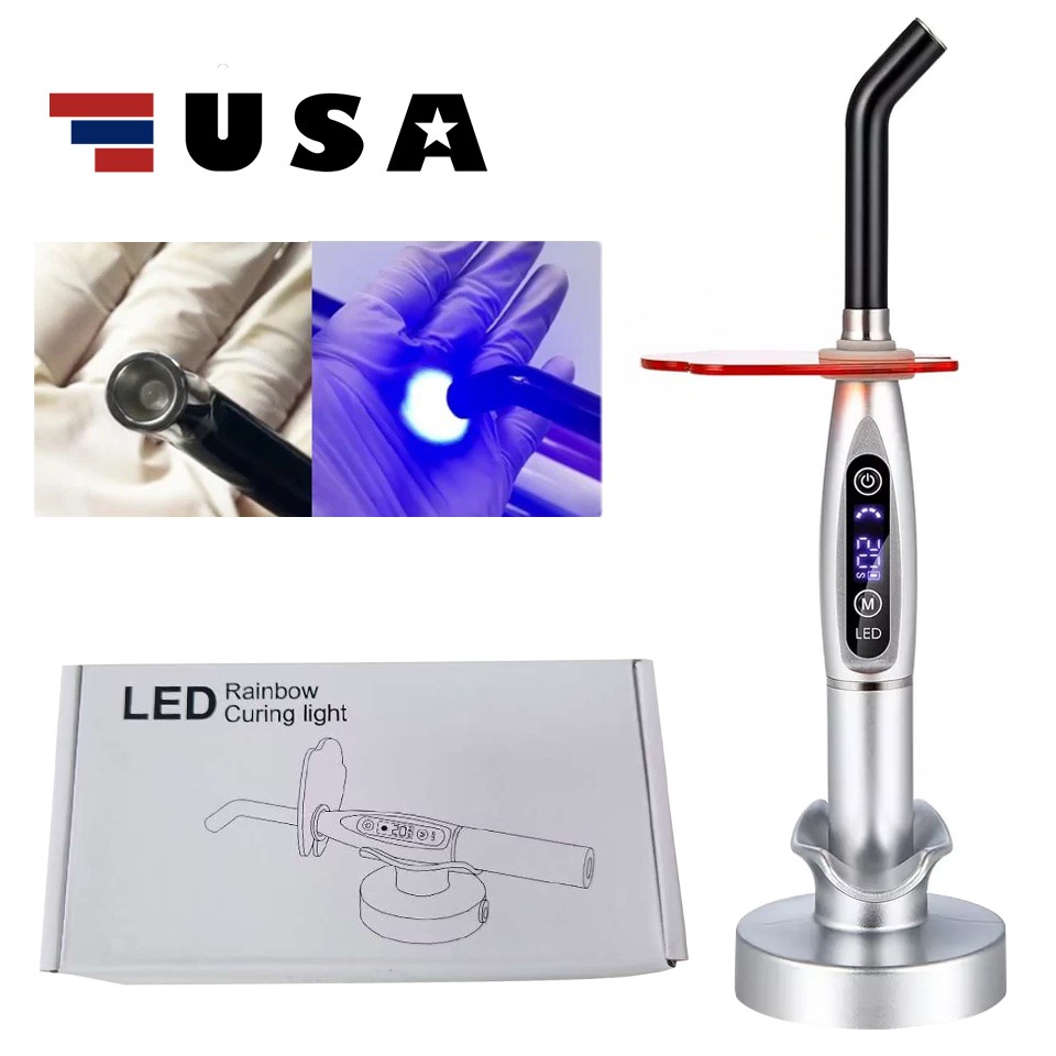 LED Lamp Device Curing Light Kit LED Curing Light Lamp US Plug Wireless Cordless