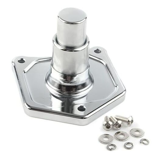 Motorcycle Push Button Solenoid Cover Starter Engine Starter for Harley Chrome