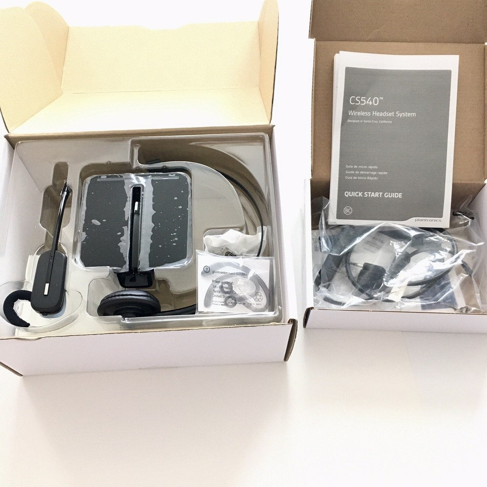 Plantronics - CS540 Wireless DECT Headset | Poly | Single Ear (Mono) Over-Ear