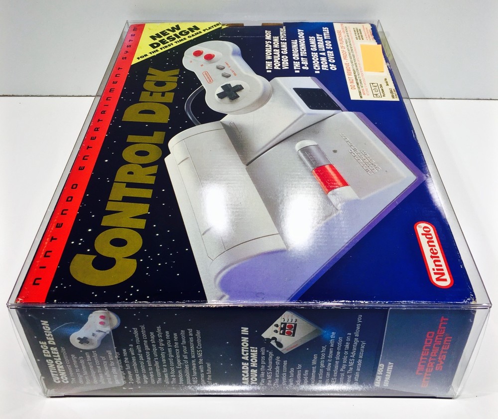 1 Console Box Protector For NES TOP LOADER Display Case Boxes Nintendo