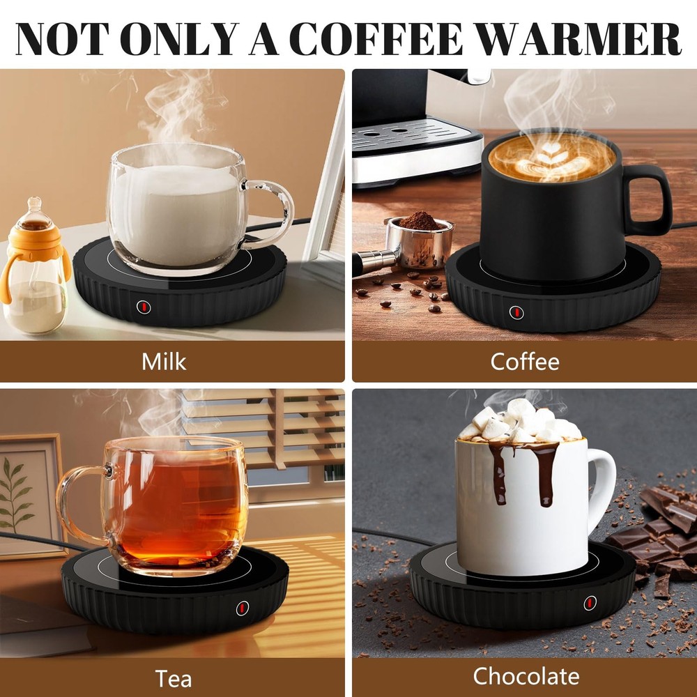 Mug Warmer, Coffee Warmer with Three Temperature Medium, G-black