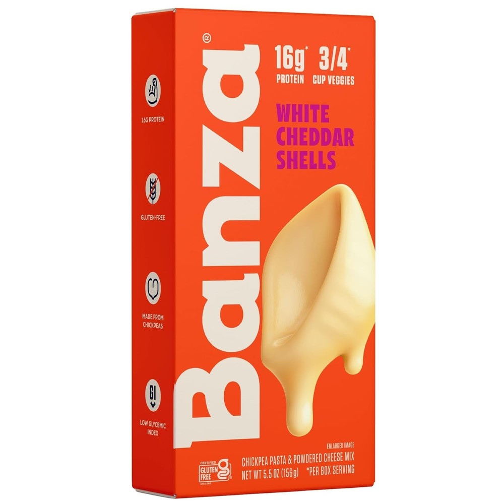 Banza White Cheddar Shells 5.5 oz