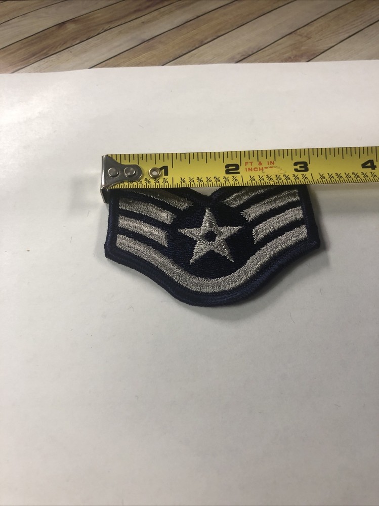 US Air Force Staff Sergeant Rank Patch Female