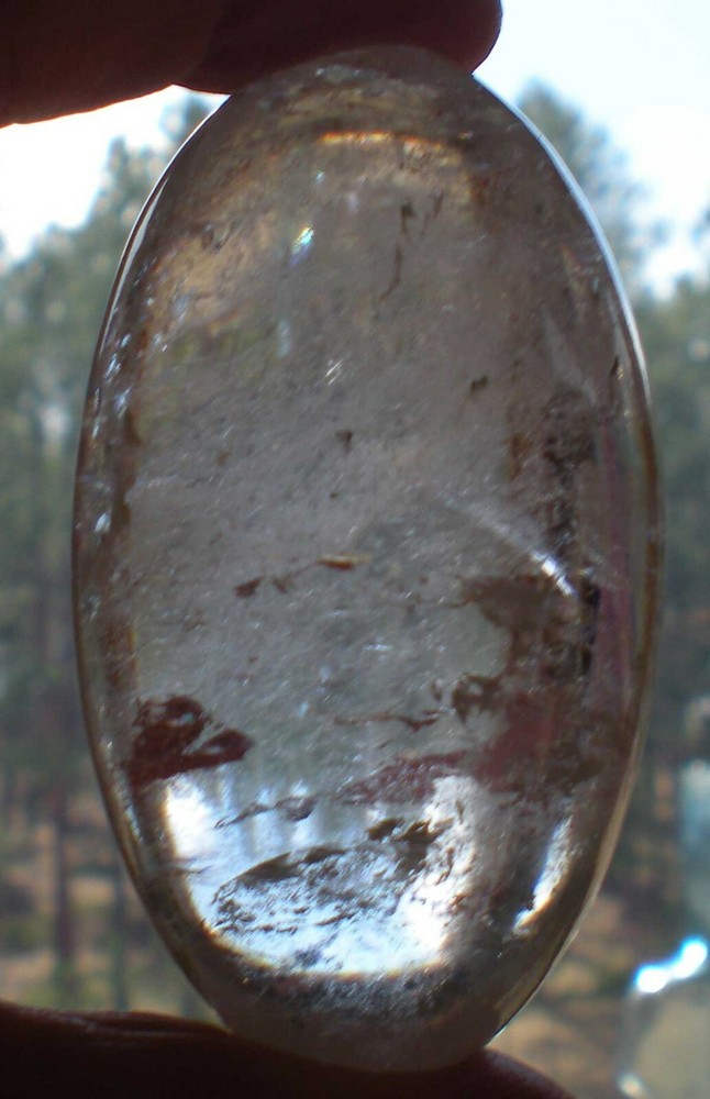 Himalayan Clear Quartz Carved Egg sc558e
