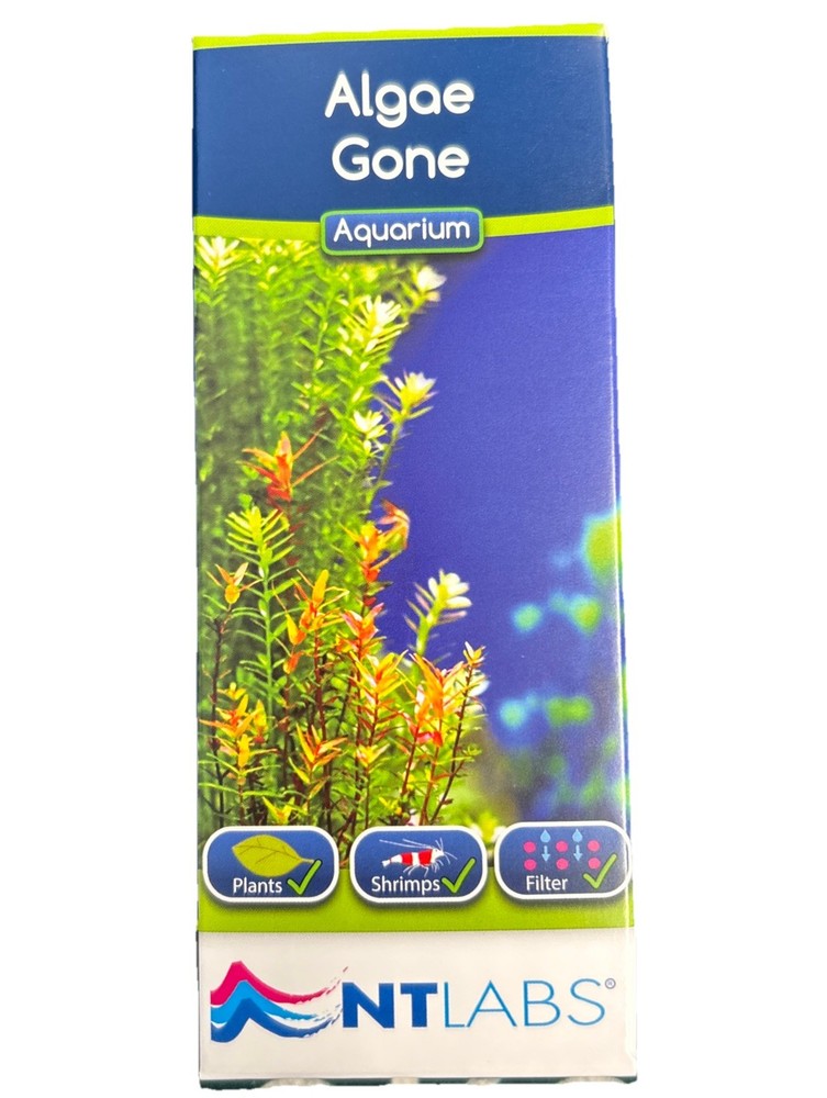 NT LABS  ALGAE GONE  AQUARIUM TROPICAL COLDWATER  NEW 100ml