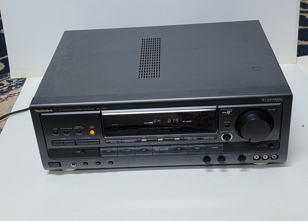 Technics SA-EX600 AV Control Stereo Receiver - 120W Class H+ - Phono - TESTED