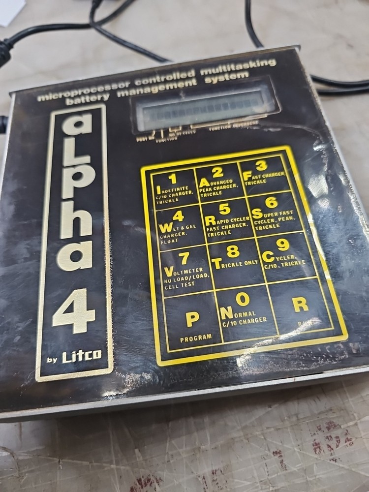 Litco Alpha 4 Microprocessor RC Battery Charger NiCd NiMH Vintage