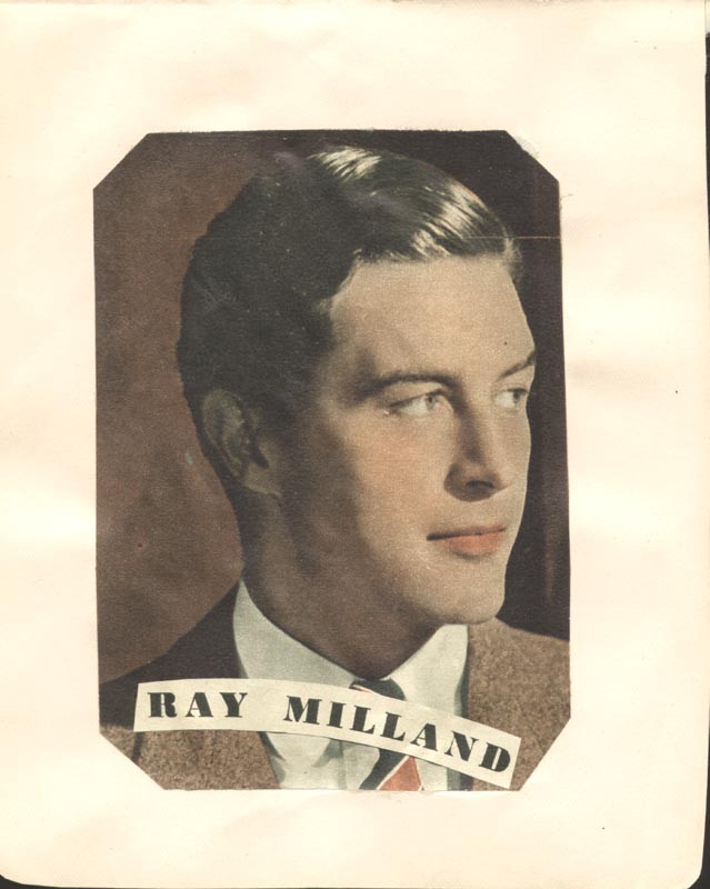 RAY MILLAND - AUTOGRAPH