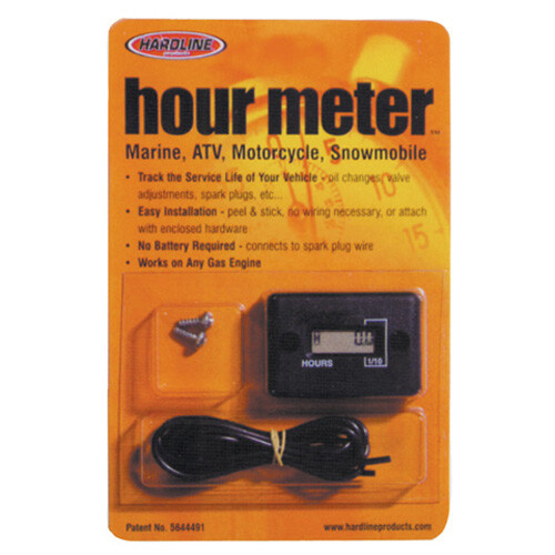 Hardline HR-8063-2 Hour Meter for any Gasoline Engine