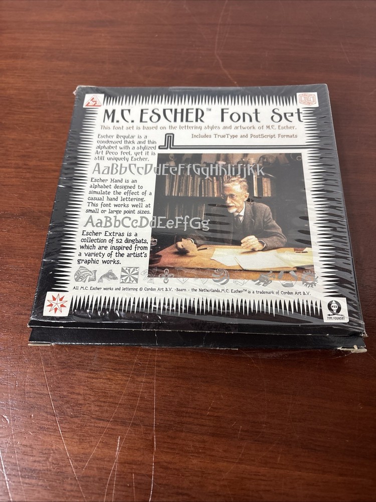 M.C. Escher “Computer Font Set” - 3.5 Disk MAC