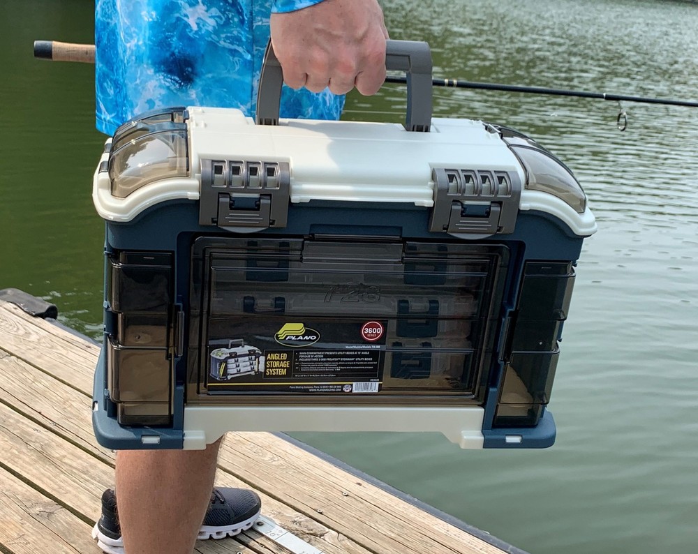 Elite Angled Tackle System 3700 Blue & Silver
