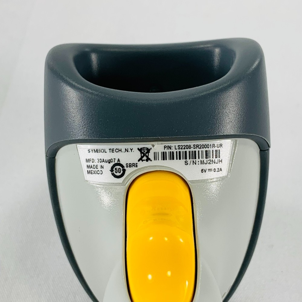 Symbol LS2208 Handheld Barcode Scanner W/Stand USB Cable