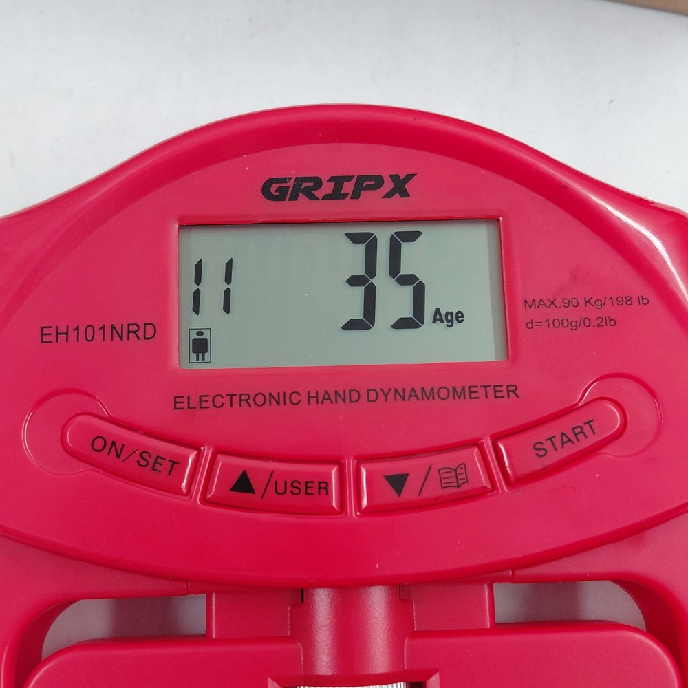 Gripz Digital Hand Dynamometer Grip Strength Measurement Meter EH101NRD
