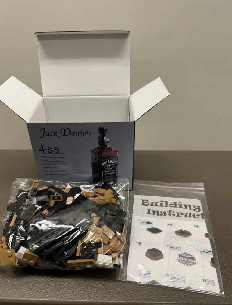 Jack Daniels Whiskey Building Block Set