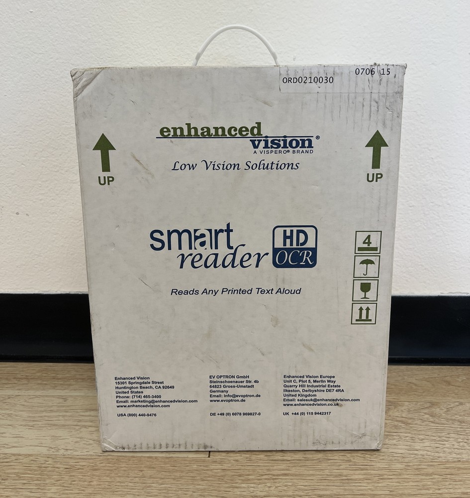 Enhanced Vision Smart Reader HD OCR Low Vision Portable Reader Scanner a-x