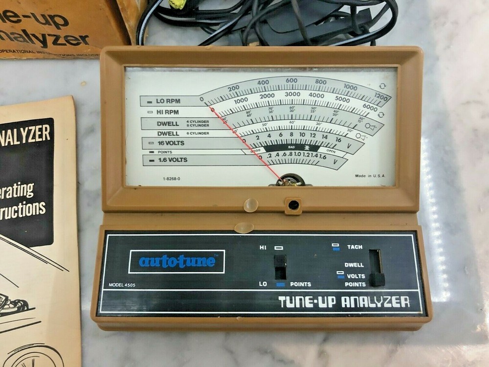VINTAGE AUTO-TUNE TUNE - UP ANALYZER MODEL 4505