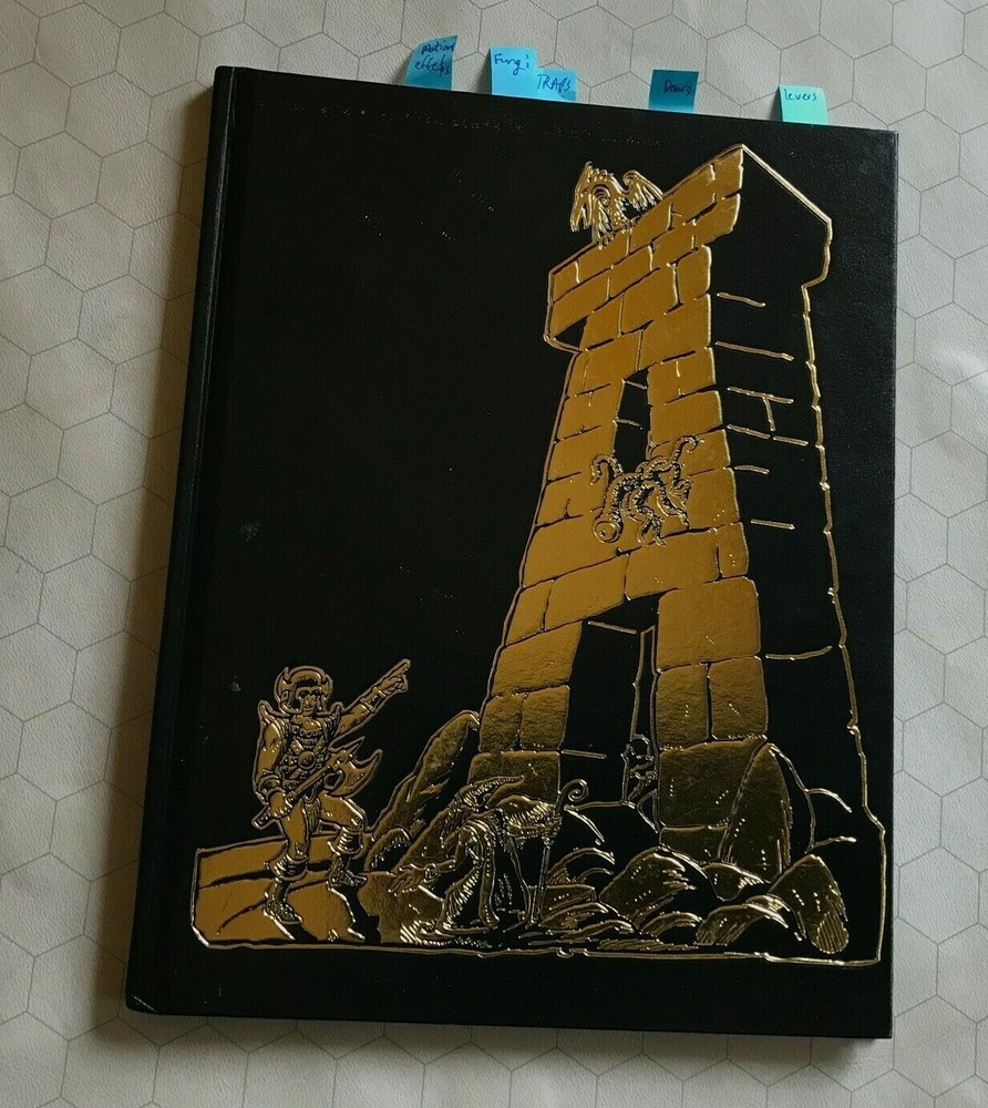 Dungeon Alphabet expanded gold foil 2012 ltd 3rd HB d&d guide michael curtis rpg