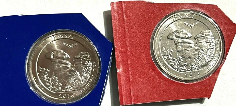 2016 P D Shawnee  ATB Quarters   GEM BU  in Mint Cello