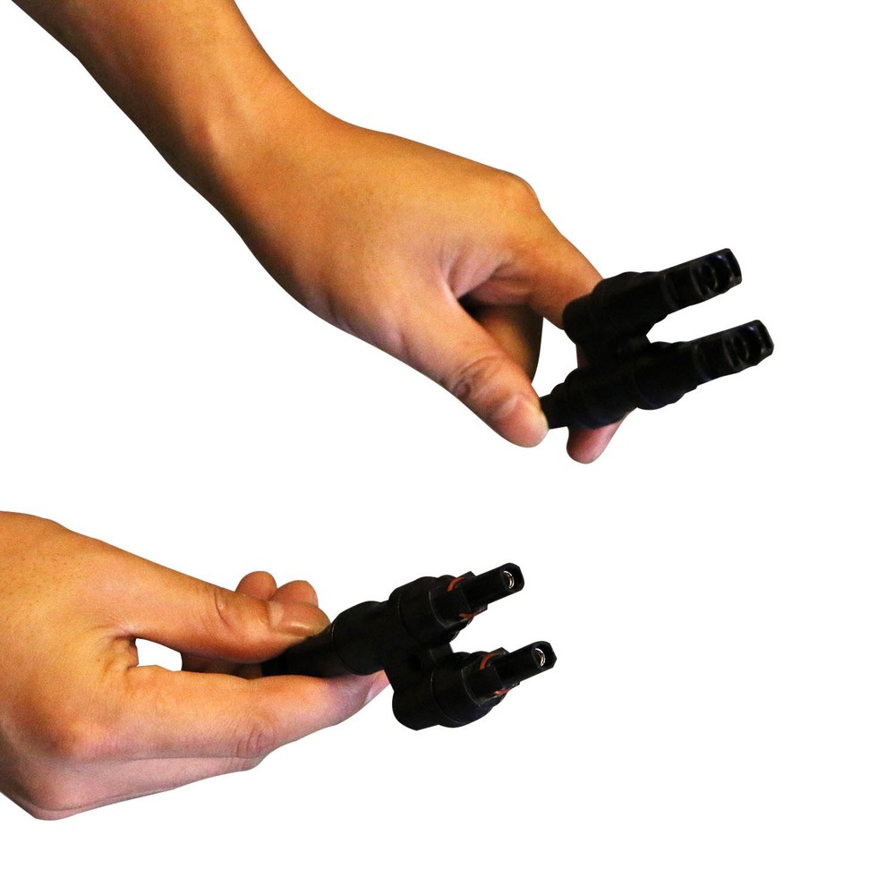 ALLPOWERS Y Connector MMF+FFM for Parallel Connection Between Solar Panels