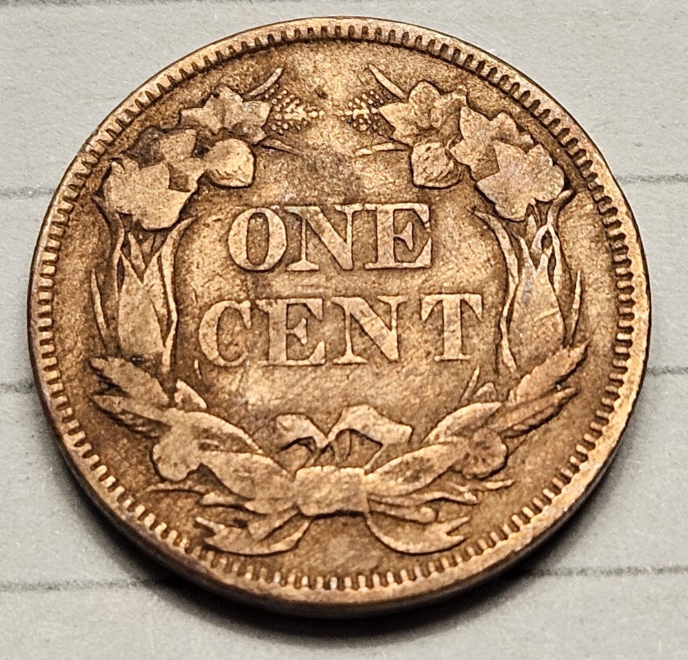 1857 Flying Eagle Cent Extremely Fine XF EF Coin