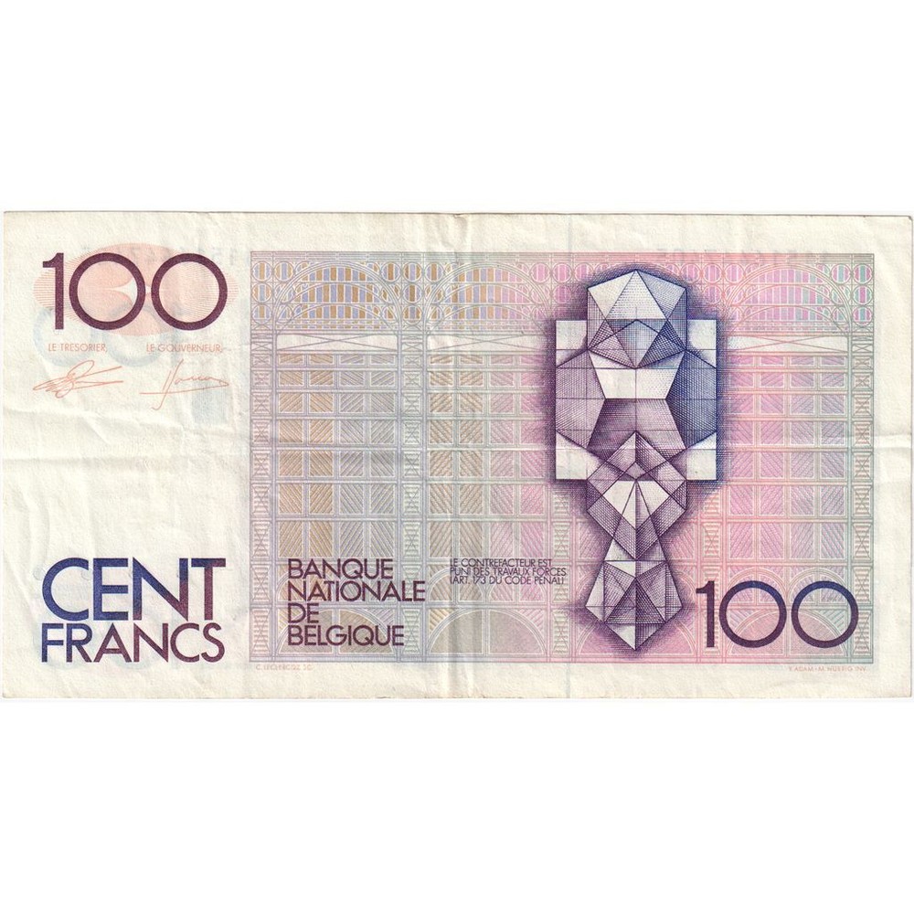 [#249068] Belgium, 100 Francs, EF