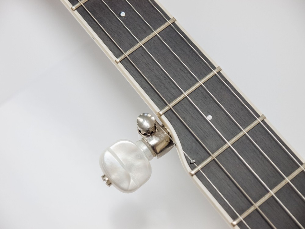 Deering John Hartford Pro 5 String Banjo (Pop On Resonator Missing) w/ Case