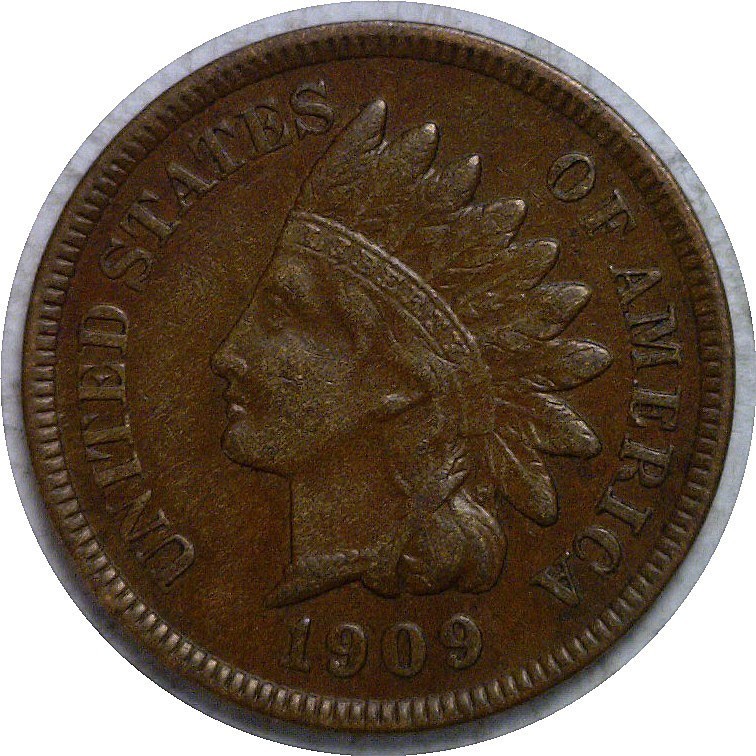1909 1C Indian Head Cent XF
