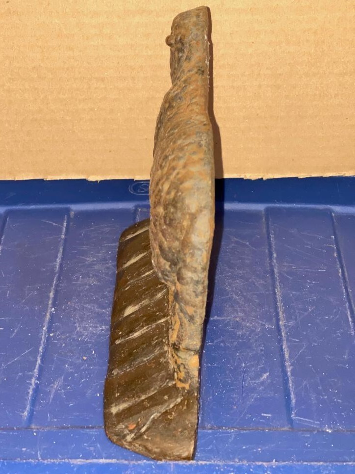 Cast Iron Left Facing Ram Doorstop