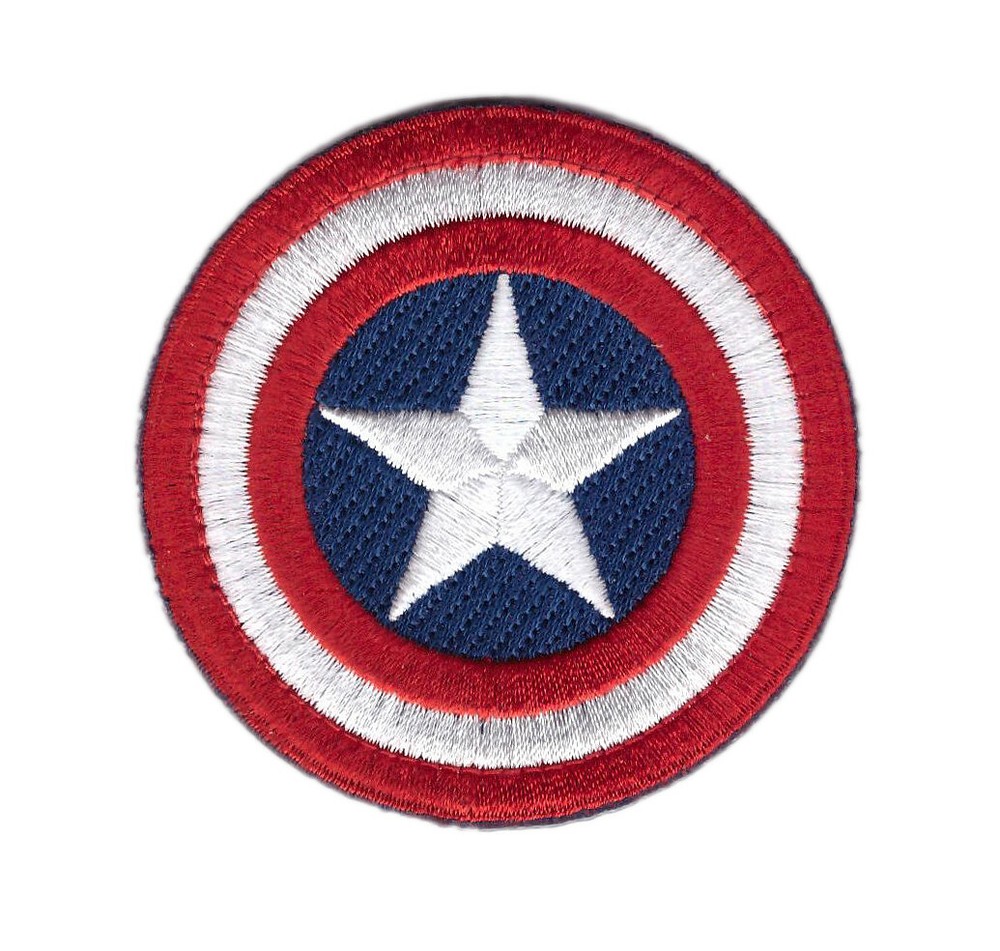 2.5” Captain America Shield Patch Iron on