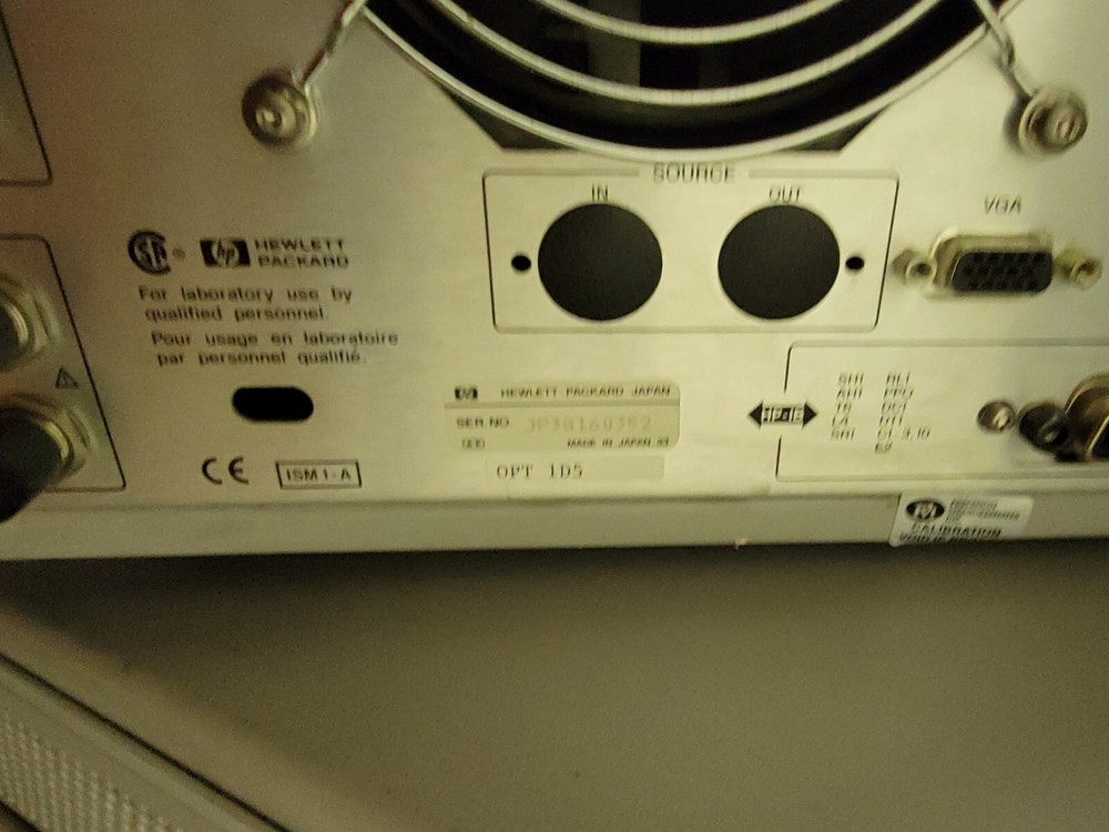 HP 8753E 30KHz - 3GHz Network Analyzer Opt 1D5 AS IS