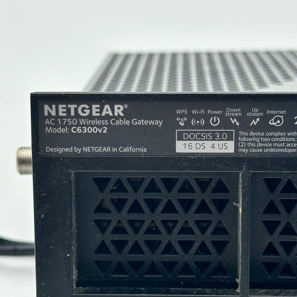 NETGEAR C6300v2 Wireless Cable Gateway