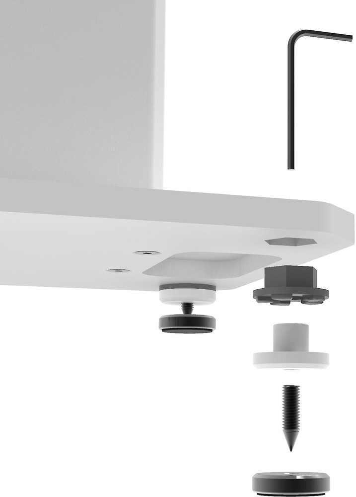 Kanto 26" speaker stands (white)