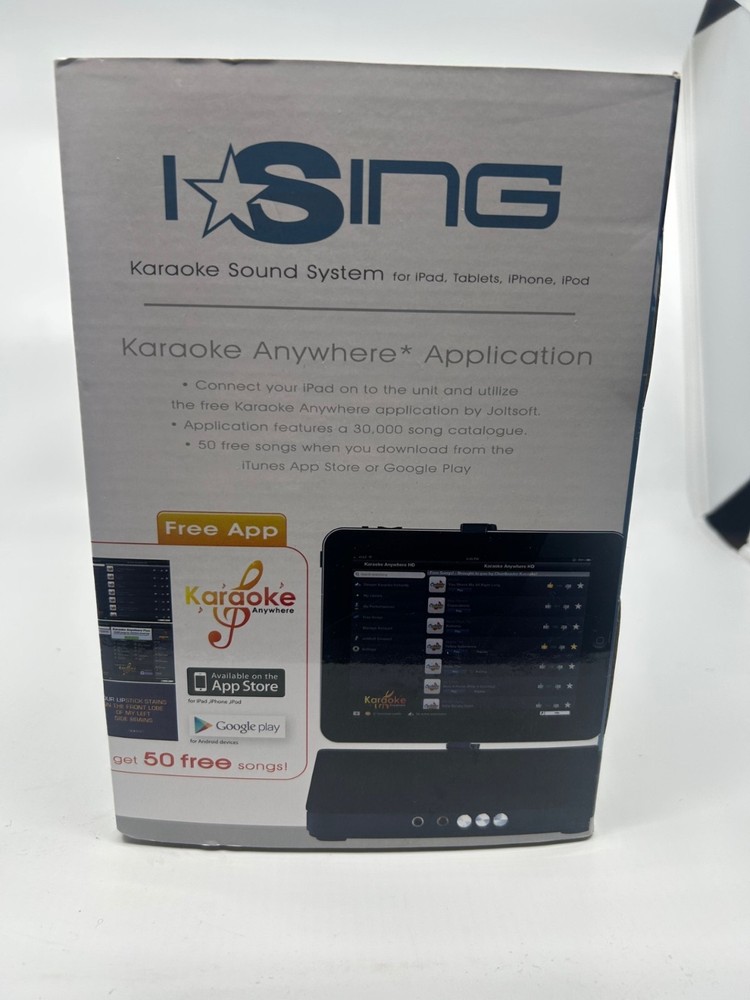 I Sing Karaoke Sound System Complete Hardly Used