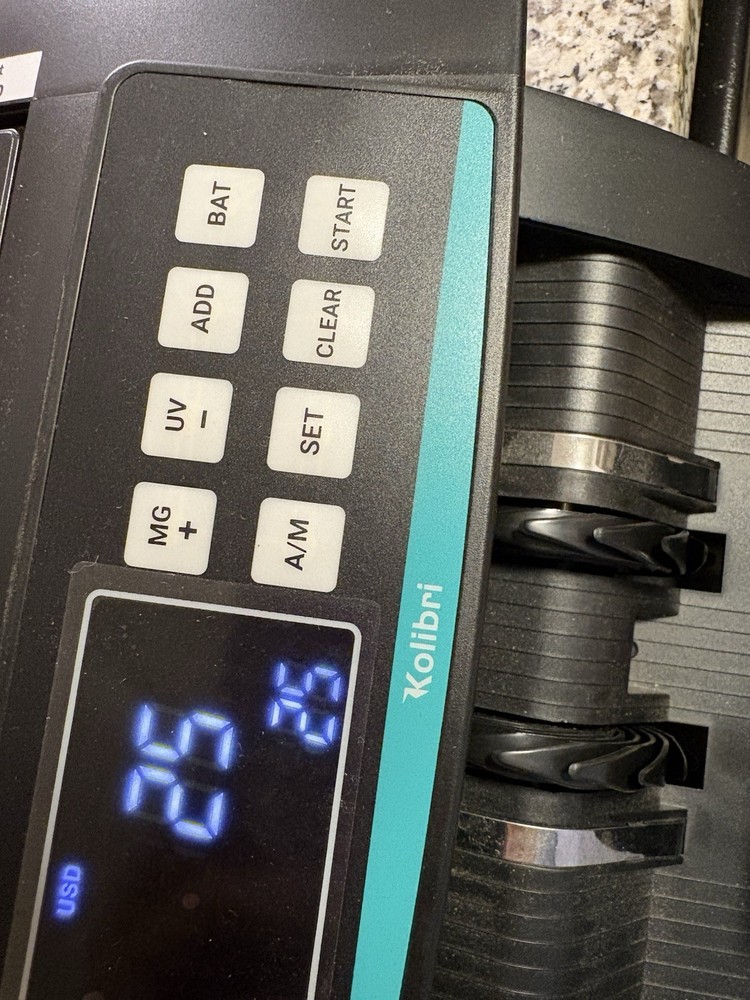 Kolibri KBC-3000 Ticket Counter Machine Tested and Working