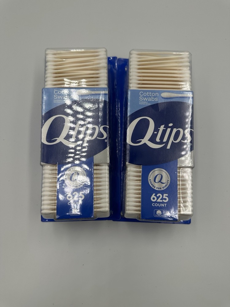 Q-tips Cotton Swabs-625 count-2 packs