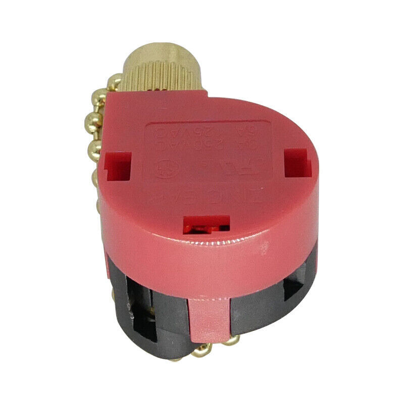 For Zing Ear E89885 Pull Ceiling Fan Light 4-wire 3-speed Ceiling Fan Switch