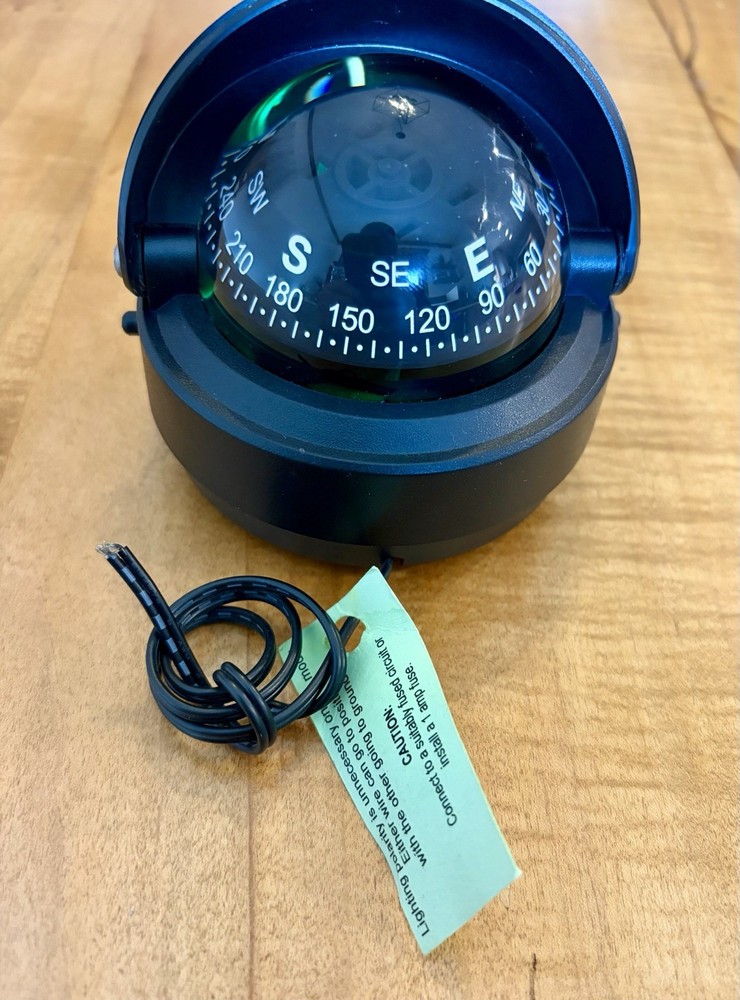 Ritchie Navigation S-53 Explorer Surface Mount Compass. No Box, Never Used!