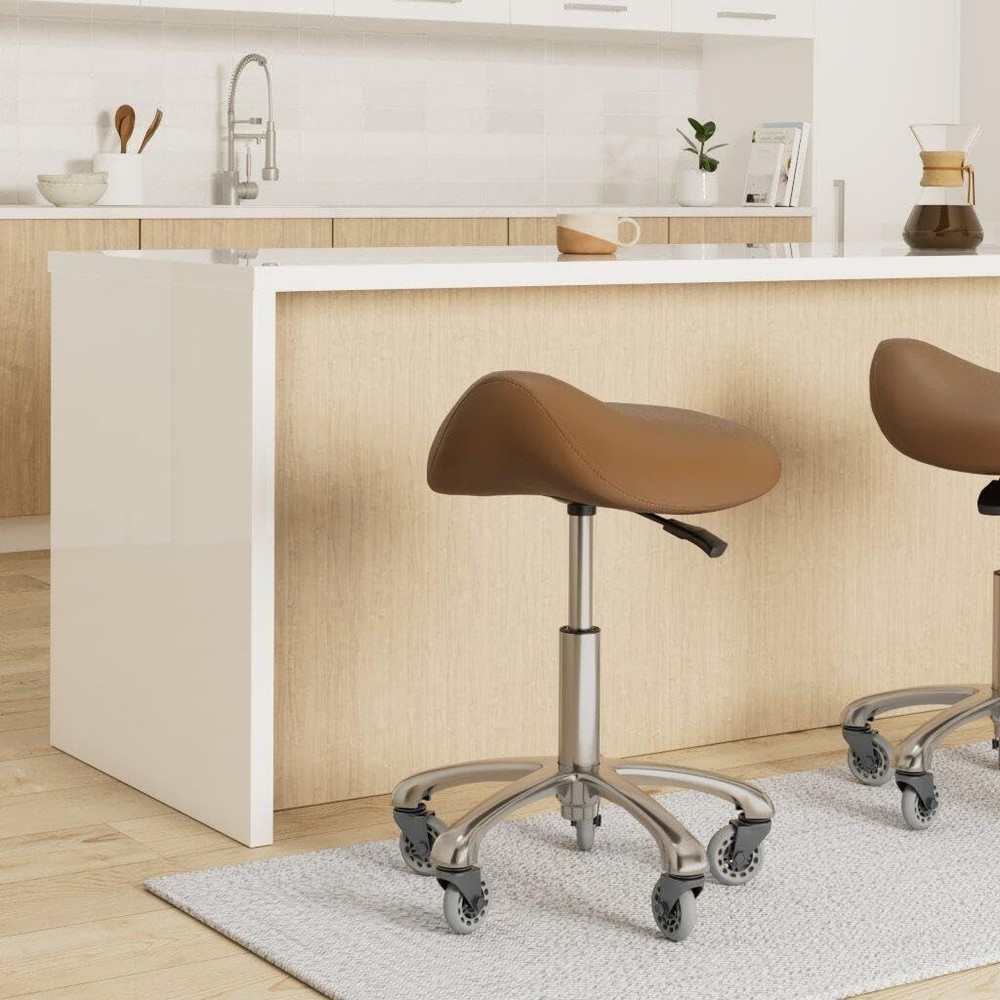 Camel Saddle Stool Ergonomic with Wheels