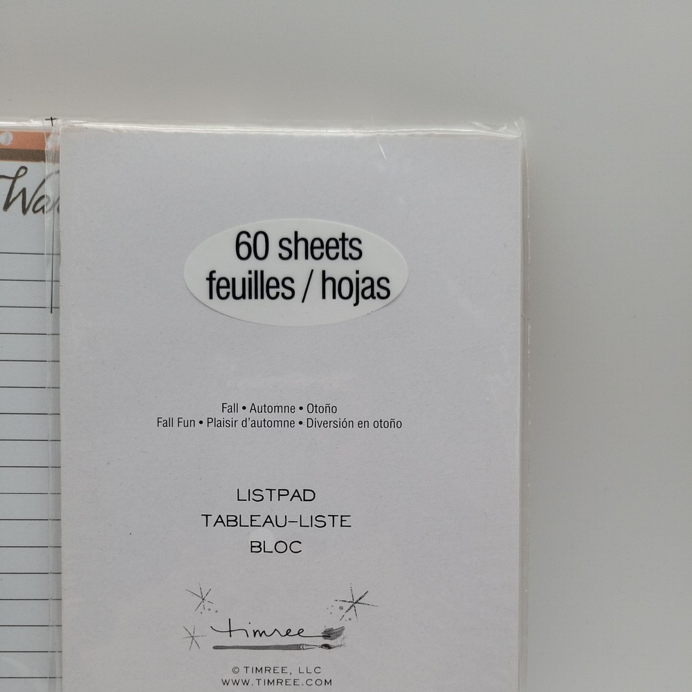 Set of 4 Lined Note Pads for Notes & Lists