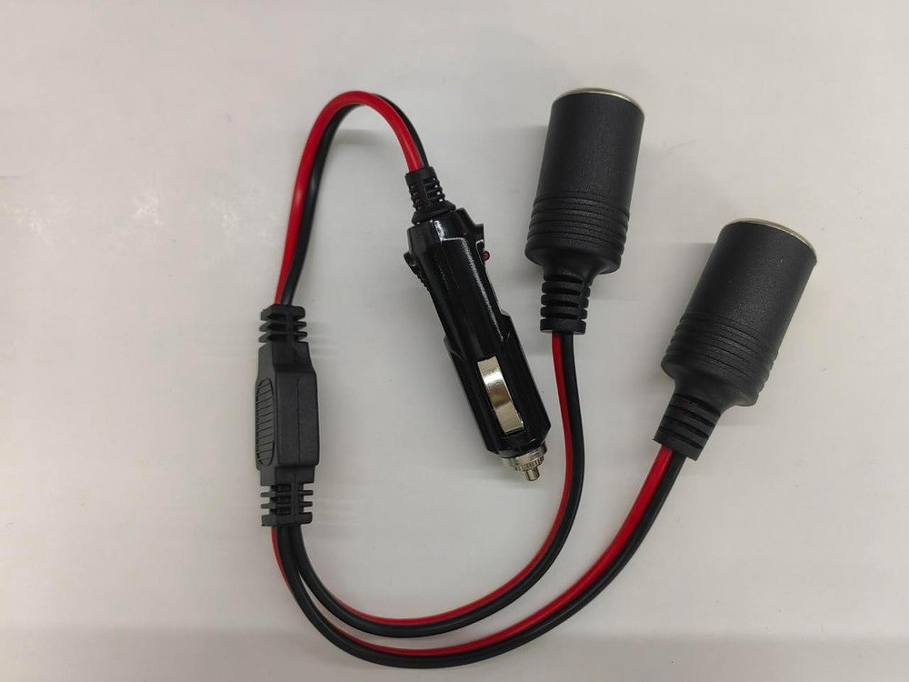 Nilight Car Cigarette Lighter Splitter Plug Socket 2-Way Splitter Splits 1 Car C