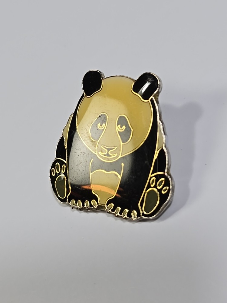 Panda Pear Sitting Lapel Pin