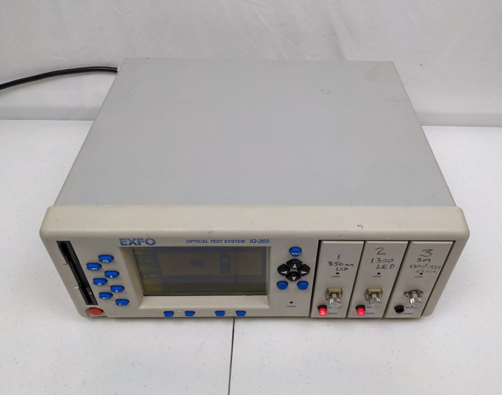 Exfo IQ-203 Optical Test System w/ x3 IQ-2100 Light Source Modules